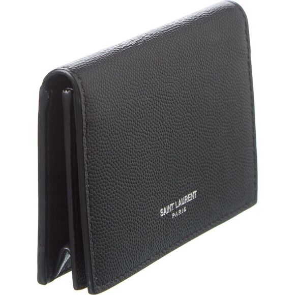 Saint Laurent Signature Leather Card Case, Black - Picture 4 of 5